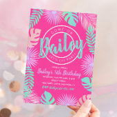 プールパーティー誕生日招待状 |プールパーティー 招待状