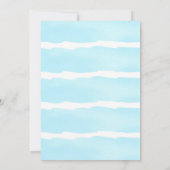 プールパーティー誕生日招待状 招待状 (裏面)