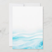 プールパーティー誕生日招待状 招待状 (裏面)