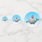 プールパーティー誕生日 コンフェッティ (裏面)