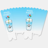 プールパーティー誕生日 フェイバーボックス (見開き)