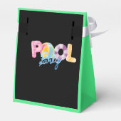 プールパーティー誕生日 フェイバーボックス (裏面サイド)