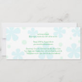 プールパーティー誕生日 招待状 (裏面)