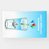 プールパーティー誕生日 横断幕 (横)