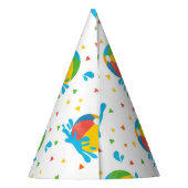 プールパーティー誕生日Decor供給 パーティーハット (裏面)