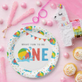 プールパーティー誕生日Decor供給 ペーパープレート (パーティー)