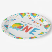 プールパーティー誕生日Decor供給 ペーパープレート (アングル)