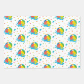 プールパーティー誕生日Decor供給 ラッピングペーパーシート (正面2)