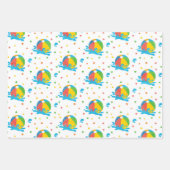 プールパーティー誕生日Decor供給 ラッピングペーパーシート (正面)