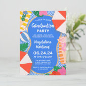 プールパーティー2024年高校卒業 招待状 (スタンド正面)