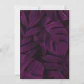 プールパーティー グロー 17歳の誕生日 編集可能な招待状 招待状 (裏面)