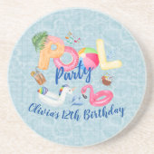 プールパーティー コースター (正面)