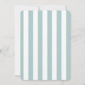 プールパーティー サマースイミング 大人 招待状 (裏面)