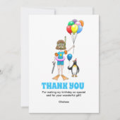 プールパーティー サンキューカード (正面)