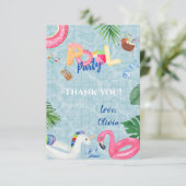 プールパーティー サンキューカード (スタンド正面)