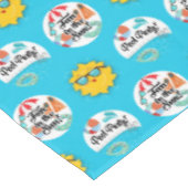 プールパーティー – スイミング誕生日デコール テーブルクロス (アングル)