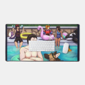プールパーティー デスクマット (キーボード&マウス)