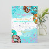 プールパーティー – ドーナツパーティー 案内状 (スタンド正面)