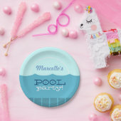 プールパーティー ペーパープレート (パーティー)