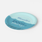 プールパーティー ペーパープレート (アングル)