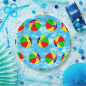 プールパーティー ペーパープレート (パーティー)