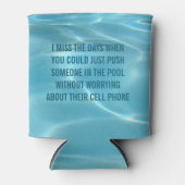 プールパーティー ユーモアのある 缶クーラー (正面)
