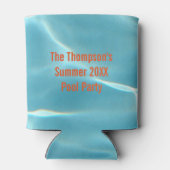 プールパーティー ユーモアのある 缶クーラー (裏面)