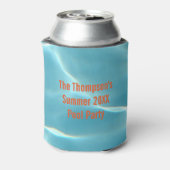 プールパーティー ユーモアのある 缶クーラー (缶裏面)