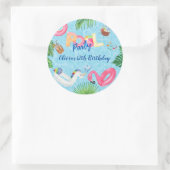 プールパーティー ラウンドシール (バッグ)