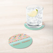 プールパーティー ラウンドペーパーコースター (インサイチュ)