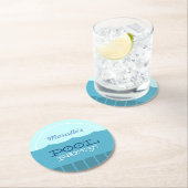 プールパーティー ラウンドペーパーコースター (インサイチュ)