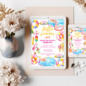 プールパーティー |夏のパーティの招待状 招待状