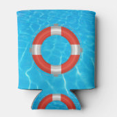 プールパーティー |夏の誕生日 缶クーラー (裏面)