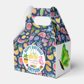 プールパーティー |夏モダンをテーマにした誕生日パーティー フェイバーボックス (正面サイド)