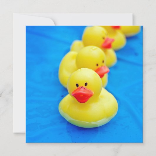 プールパーティー 招待状 (正面)