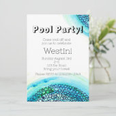 プールパーティー 招待状 (スタンド正面)