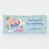 プールパーティー 横断幕 (横)