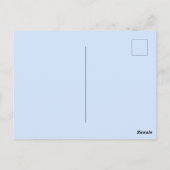 プールパーティー | 現代的な夏のテーマの誕生日パーティー ポストカード (裏面)