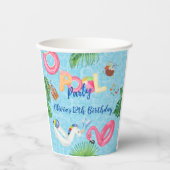 プールパーティー 紙コップ (正面)