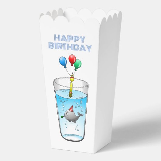 プールパーティー 誕生日 フェイバーボックス (正面)