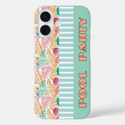 プールパーティー Case-Mate iPhoneケース (裏面)