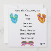 プールパーティー- SRF 招待状 (裏面)