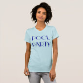 プールパーティー Tシャツ (正面フル)