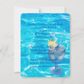 プールパーティーBash 招待状 (裏面)