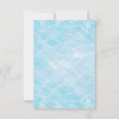 プールパーティーKId's誕生日パーティー 招待状 (裏面)