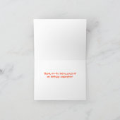 プールパーティーThank Youノートカード サンキューカード (内部)