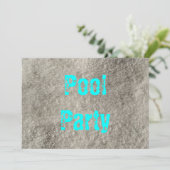 プールパーティ 招待状 (スタンド正面)