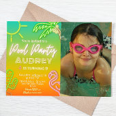 プールパーティ - 風景 招待状