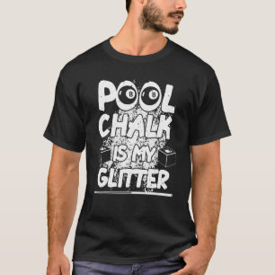 プールビリヤードのプールスポーツテーブルゲーム選手の男性 Tシャツ
