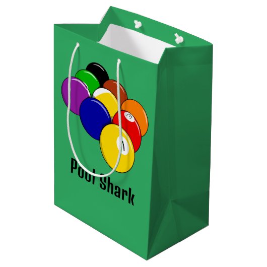 プールビリヤード抱き枕 ミディアムペーパーバッグ (裏面アングル)